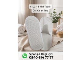 Biyeli Tela Terlik T103 - 3 MM 