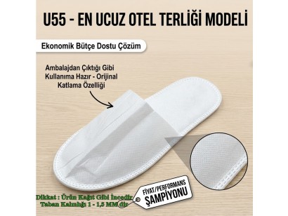 U55 - Bundan Daha Ucuzu Yok ( Kağıt Gibi Terlik )