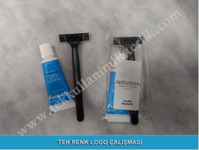 Otel Logolu Traş Seti - Etiketli