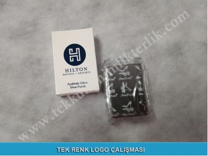 Otel Logolu Ayakkabı Cilası - Kutulu Otel Logolu Ayakkabı Cilası - Kutulu
