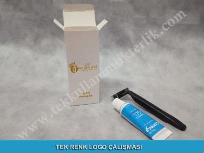 Otel Logolu Traş Seti - Kutulu