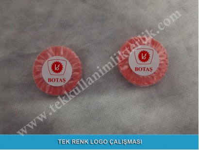 Baskılı Güllü Otel Sabunu