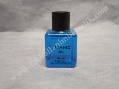 Baskılı Küp Şişe Otel Duş Jeli