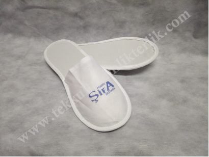 Baskılı T106 Ekonomik 3 MM Elyaf Otel Terliği Baskılı T106 Ekonomik 3 MM Elyaf Otel Terliği