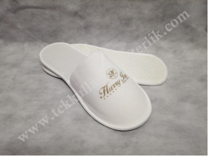 Baskılı S332 Kaymaz Taban Havlu Terlik