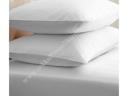 Yastık Kılıfı 83 Tel Çizgili Pamuk Saten ( %100 Pamuk ) Platin